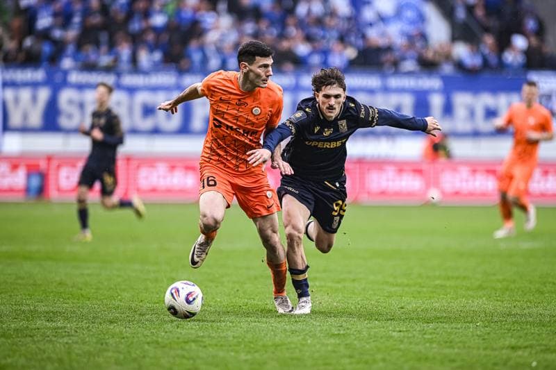 Football. PKO BP Ekstraklasa. Zaglebie Lubin - Lech Poznan. 15.03.2026