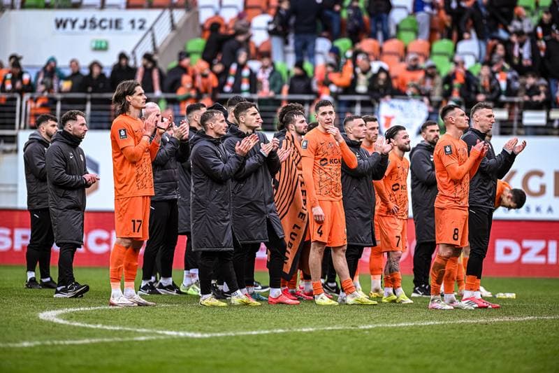 Football. PKO BP Ekstraklasa. Zaglebie Lubin - Lech Poznan. 15.03.2026