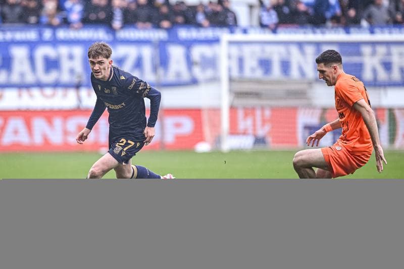 Football. PKO BP Ekstraklasa. Zaglebie Lubin - Lech Poznan. 15.03.2026