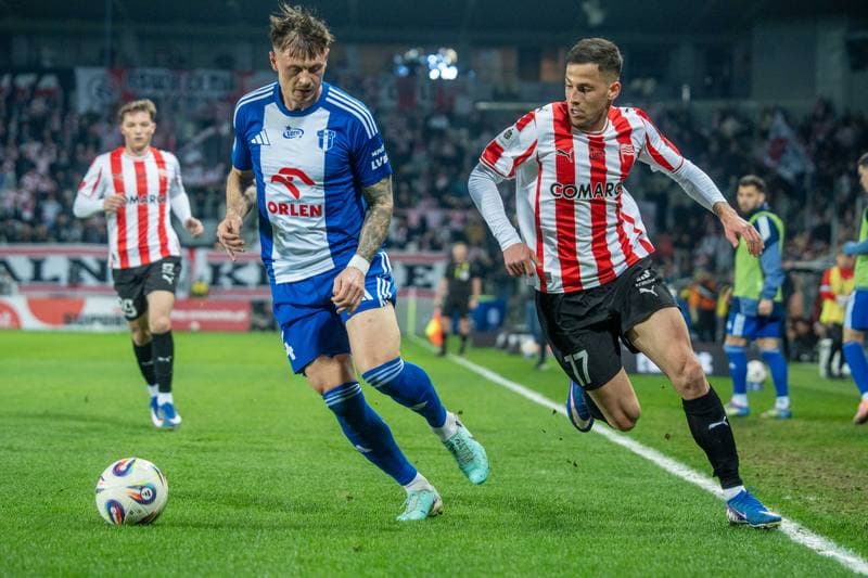 Football. PKO BP Ekstraklasa. Cracovia Krakow - Wisla Plock. 14.03.2026