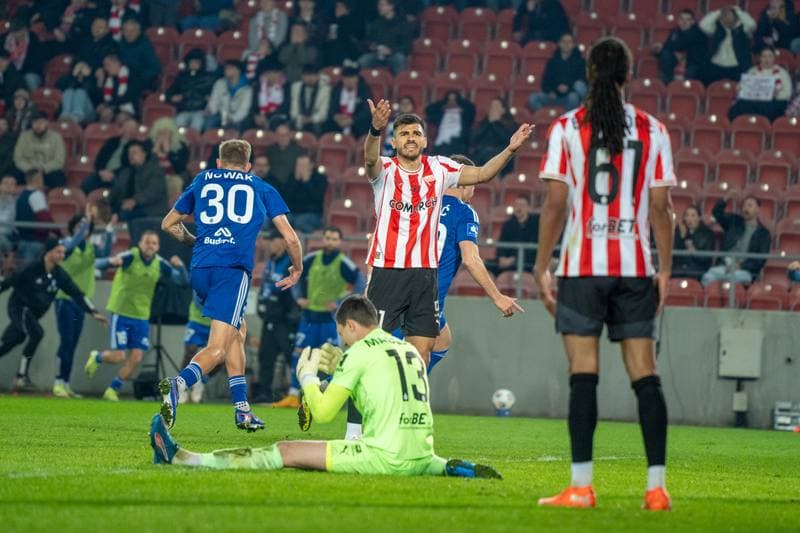 Football. PKO BP Ekstraklasa. Cracovia Krakow - Wisla Plock. 14.03.2026
