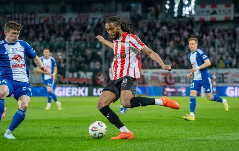 Football. PKO BP Ekstraklasa. Cracovia Krakow - Wisla Plock. 14.03.2026