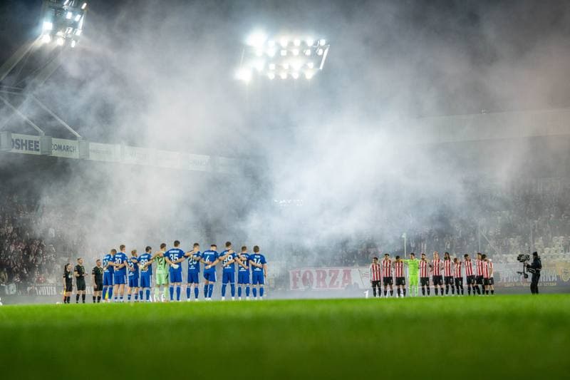 Football. PKO BP Ekstraklasa. Cracovia Krakow - Wisla Plock. 14.03.2026