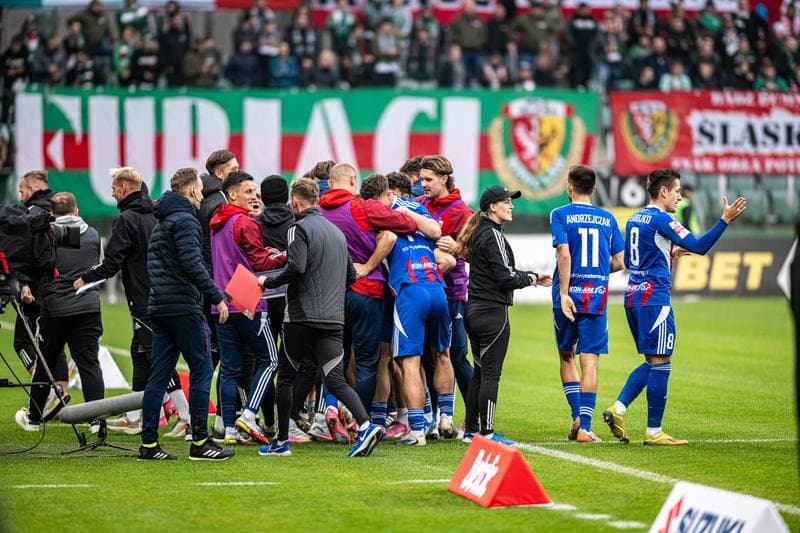 Football. Betclic I Liga. Slask Wroclaw - Polonia Bytom. 09.11.2025