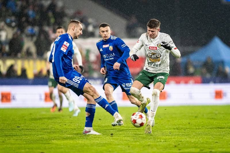 Football. Betclic I Liga. Miedz Legnica - Slask Wroclaw. 14.02.2026
