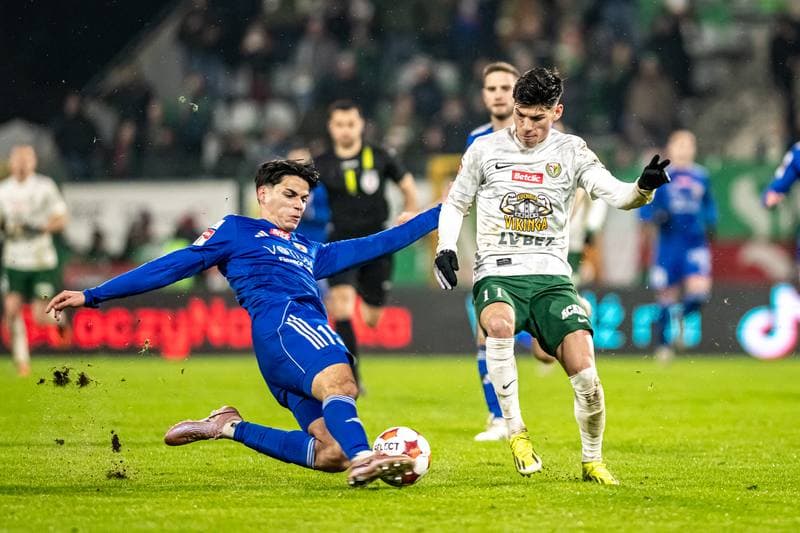 Football. Betclic I Liga. Miedz Legnica - Slask Wroclaw. 14.02.2026