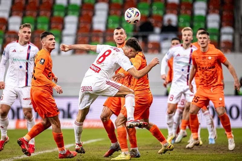 Football. PKO BP Ekstraklasa. Zaglebie Lubin - Rakow Czestochowa. 14.02.2026