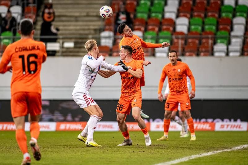 Football. PKO BP Ekstraklasa. Zaglebie Lubin - Rakow Czestochowa. 14.02.2026