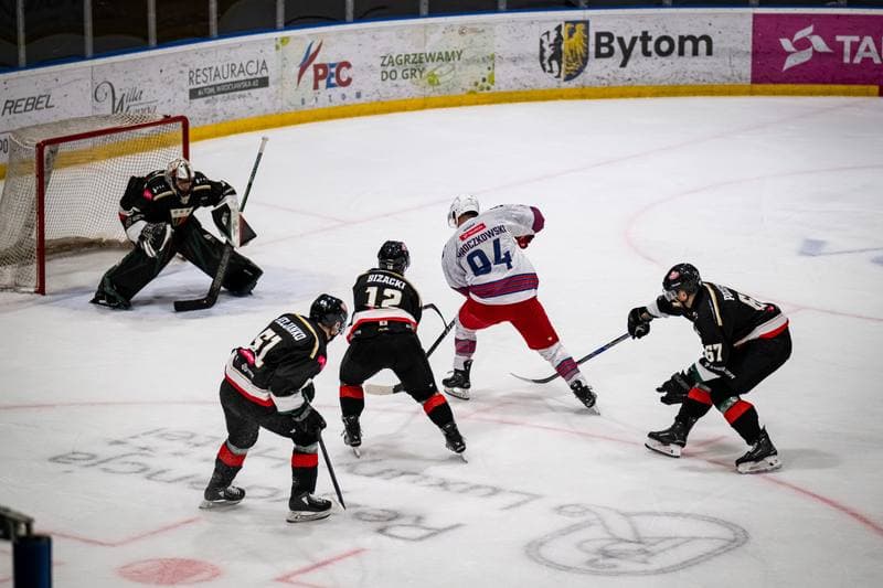 Ice Hockey. Polish Hockey League. Polonia Bytom - GKS Tychy. 05.10.2025