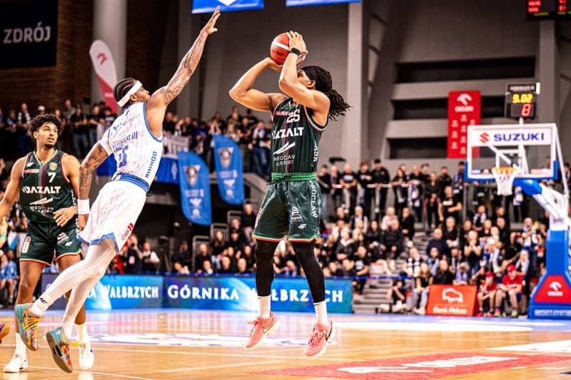 Basketball. Orlen Basket Liga. Gornik Zamek Ksiaz Walbrzych - Slask Wroclaw. 11.10.2025