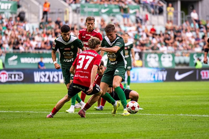 Football. Betclic 1 Liga. Slask Wroclaw - GKS Tychy. 29.08.2025