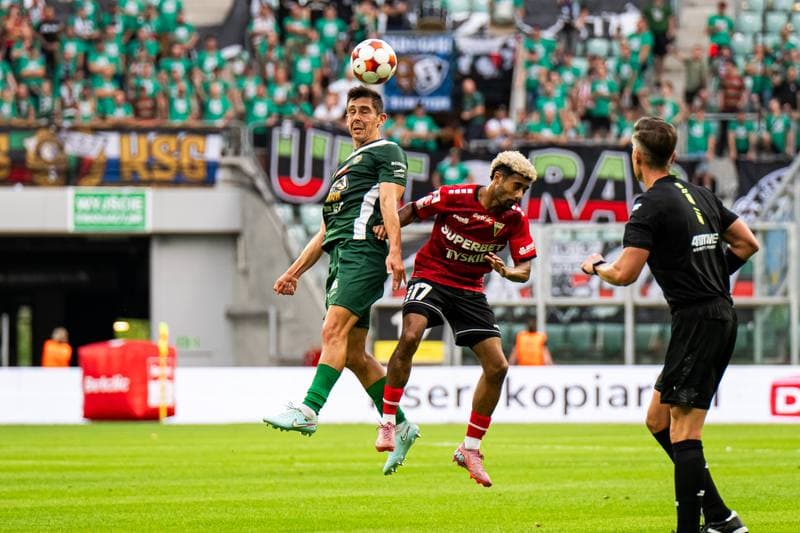Football. Betclic 1 Liga. Slask Wroclaw - GKS Tychy. 29.08.2025