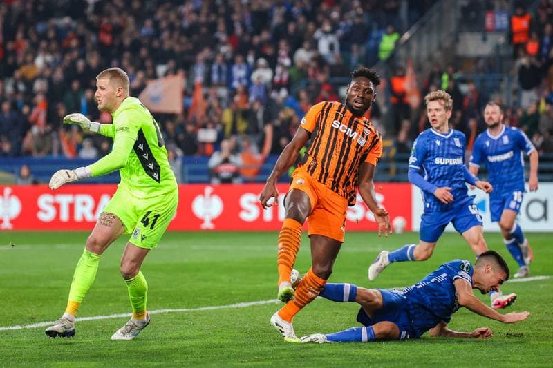 Football. UEFA Conference League. Lech Poznan - Shakhtar Donetsk. 12.03.2026