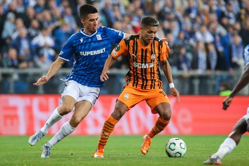 Football. UEFA Conference League. Lech Poznan - Shakhtar Donetsk. 12.03.2026