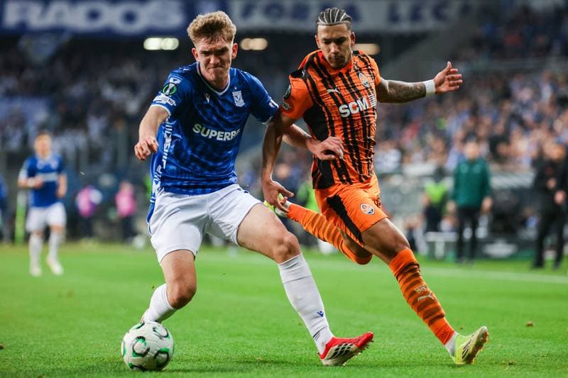 Football. UEFA Conference League. Lech Poznan - Shakhtar Donetsk. 12.03.2026