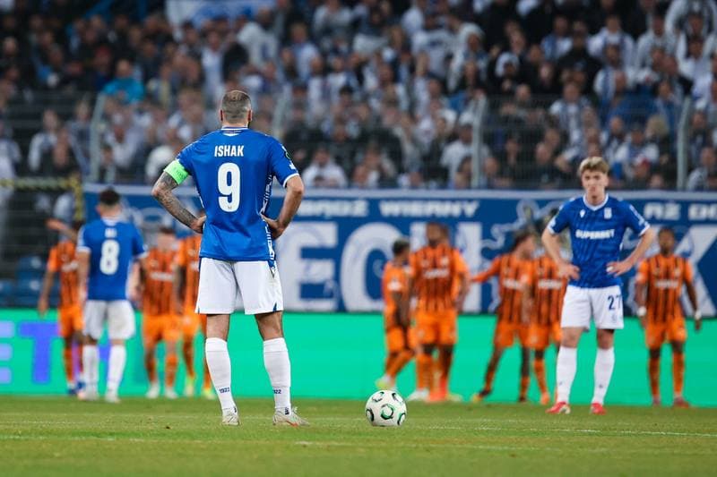 Football. UEFA Conference League. Lech Poznan - Shakhtar Donetsk. 12.03.2026