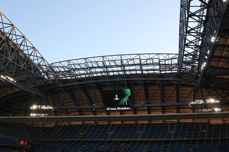 Football. UEFA Conference League. Lech Poznan - Shakhtar Donetsk. 12.03.2026