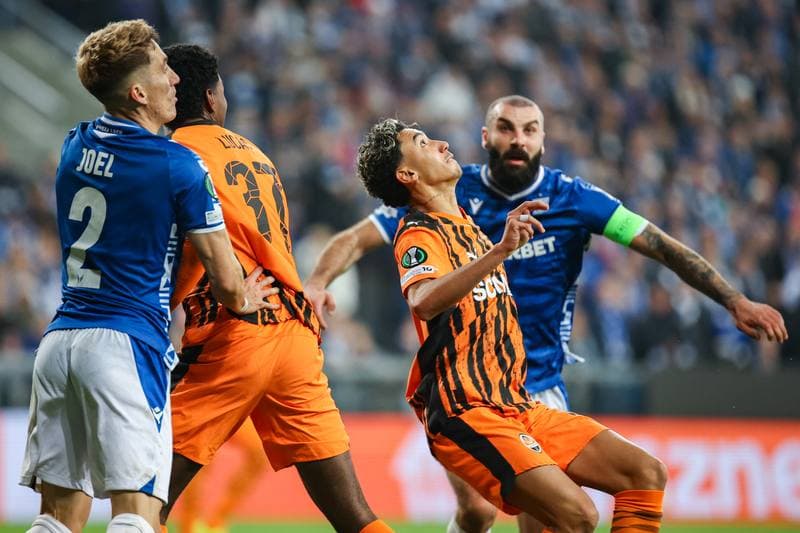 Football. UEFA Conference League. Lech Poznan - Shakhtar Donetsk. 12.03.2026