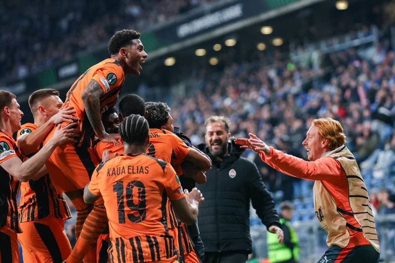 Football. UEFA Conference League. Lech Poznan - Shakhtar Donetsk. 12.03.2026
