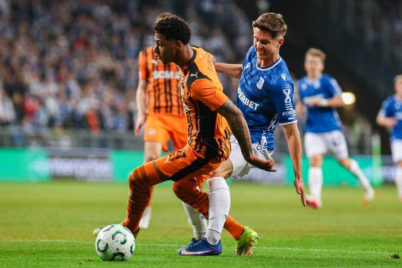 Football. UEFA Conference League. Lech Poznan - Shakhtar Donetsk. 12.03.2026