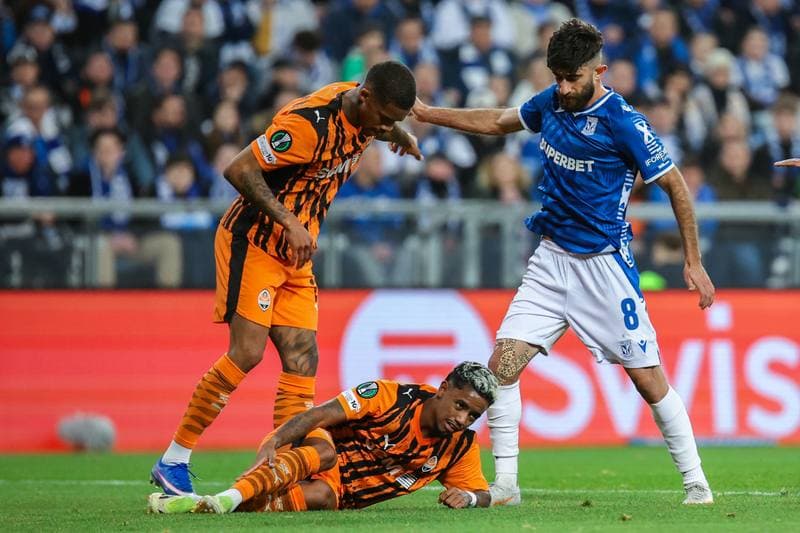 Football. UEFA Conference League. Lech Poznan - Shakhtar Donetsk. 12.03.2026