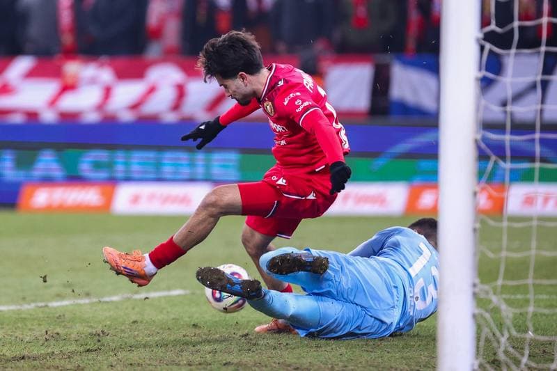 Football. PKO BP Ekstraklasa. Widzew Lodz - Cracovia. 20.02.2026