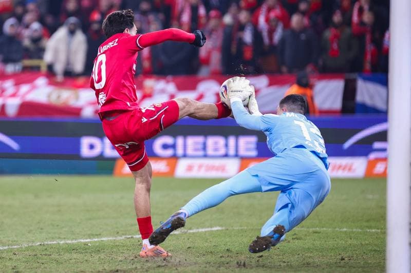 Football. PKO BP Ekstraklasa. Widzew Lodz - Cracovia. 20.02.2026