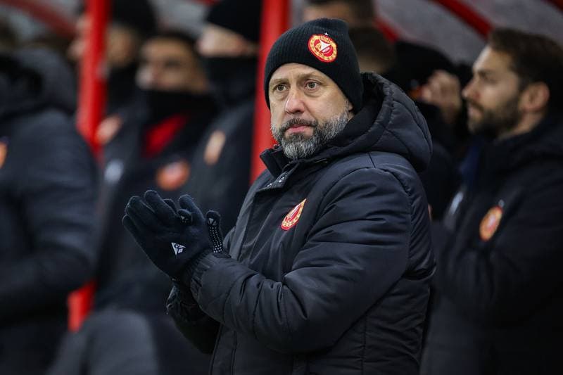 Football. PKO BP Ekstraklasa. Widzew Lodz - Cracovia. 20.02.2026