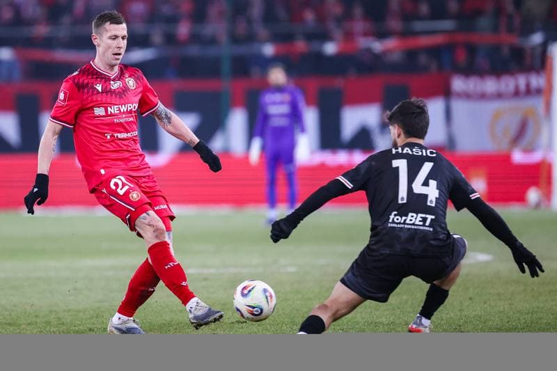 Football. PKO BP Ekstraklasa. Widzew Lodz - Cracovia. 20.02.2026