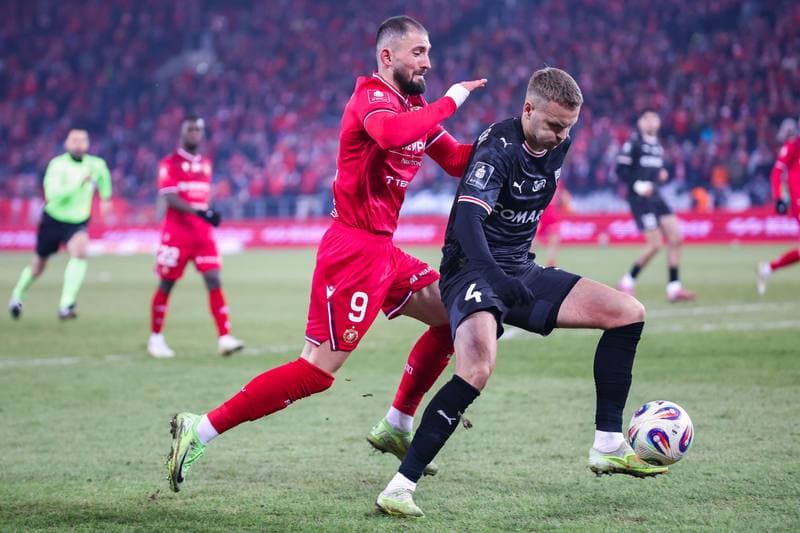 Football. PKO BP Ekstraklasa. Widzew Lodz - Cracovia. 20.02.2026