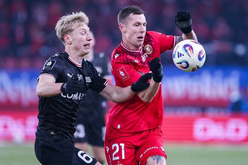 Football. PKO BP Ekstraklasa. Widzew Lodz - Cracovia. 20.02.2026