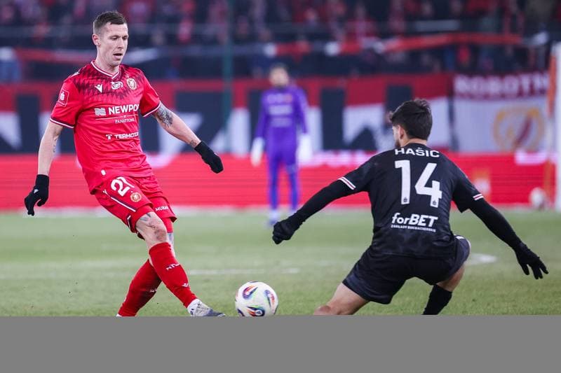 Football. PKO BP Ekstraklasa. Widzew Lodz - Cracovia. 20.02.2026