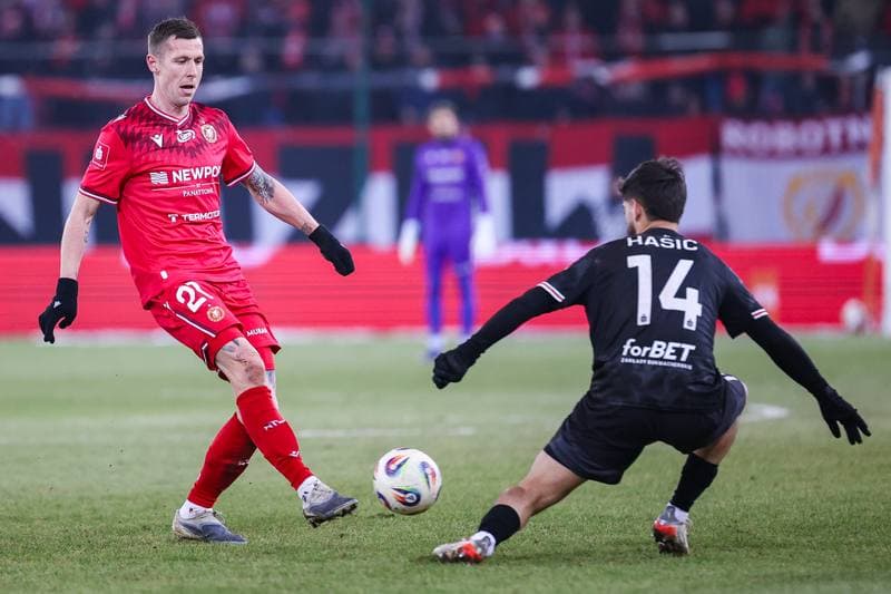 Football. PKO BP Ekstraklasa. Widzew Lodz - Cracovia. 20.02.2026