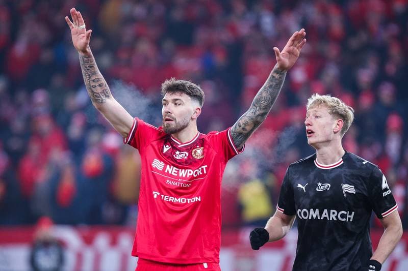 Football. PKO BP Ekstraklasa. Widzew Lodz - Cracovia. 20.02.2026