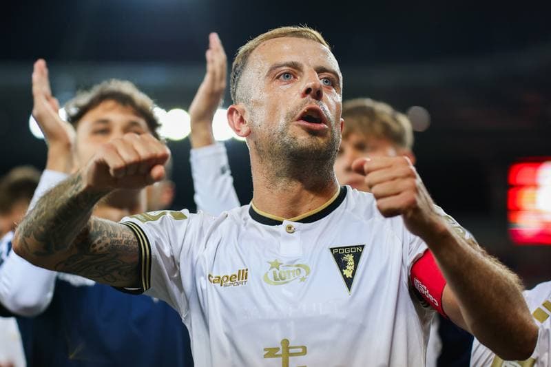 Football. PKO BP Ekstraklasa. Widzew Lodz - Pogon Szczecin. 22.08.2025