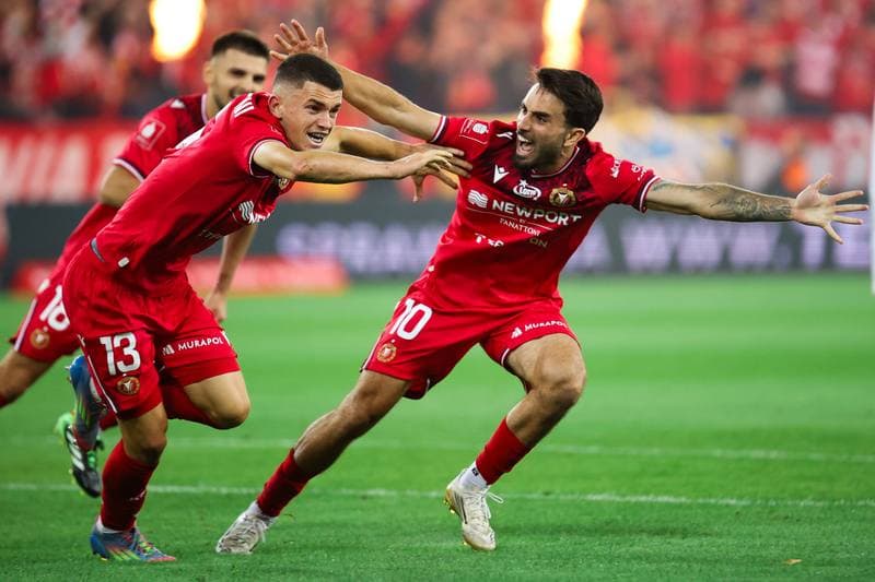 Football. PKO BP Ekstraklasa. Widzew Lodz - Pogon Szczecin. 22.08.2025