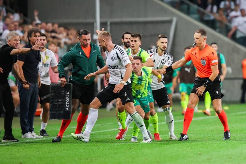 Football. UEFA Europa League. Legia Warsaw - AEK Larnaca. 14.08.2025