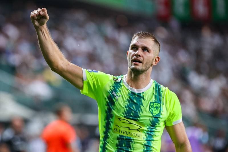 Football. UEFA Europa League. Legia Warsaw - AEK Larnaca. 14.08.2025