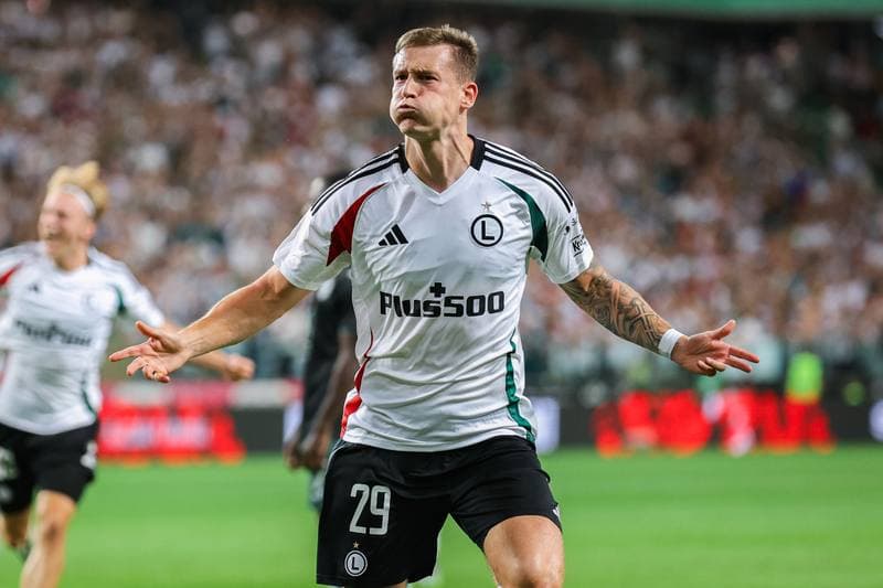Football. UEFA Conference League. Legia Warsaw - Hibernian FC. 28.08.2025