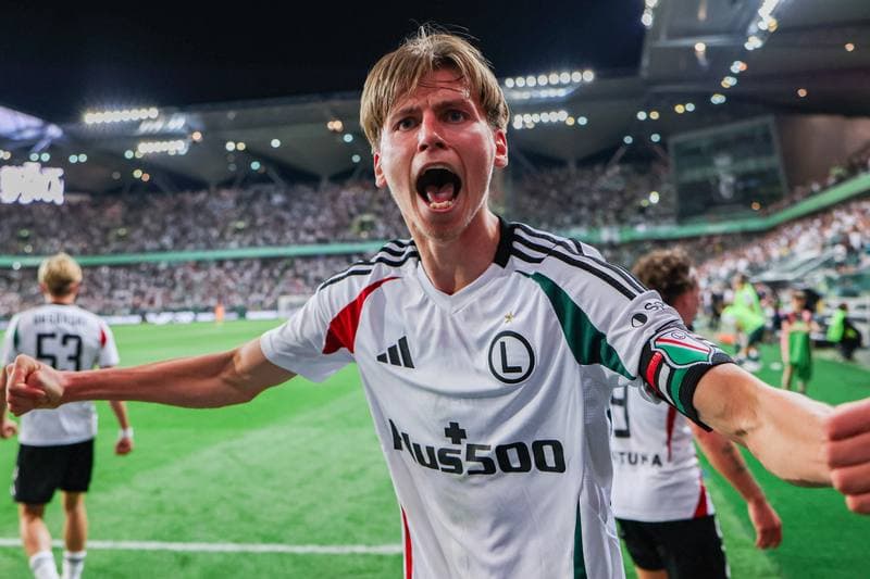 Football. UEFA Conference League. Legia Warsaw - Hibernian FC. 28.08.2025
