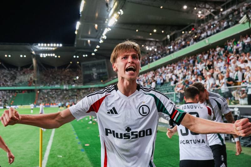 Football. UEFA Conference League. Legia Warsaw - Hibernian FC. 28.08.2025