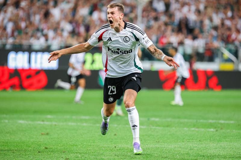 Football. UEFA Conference League. Legia Warsaw - Hibernian FC. 28.08.2025