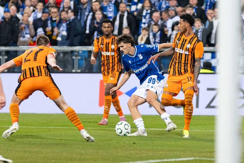 Football. UEFA Conference League. Lech Poznan - Shakhtar Donetsk. 12.03.2026