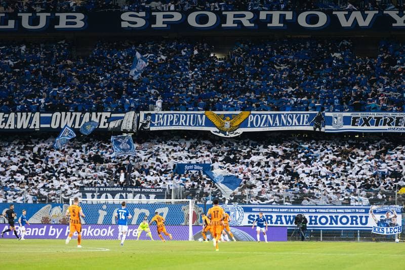 Football. UEFA Conference League. Lech Poznan - Shakhtar Donetsk. 12.03.2026