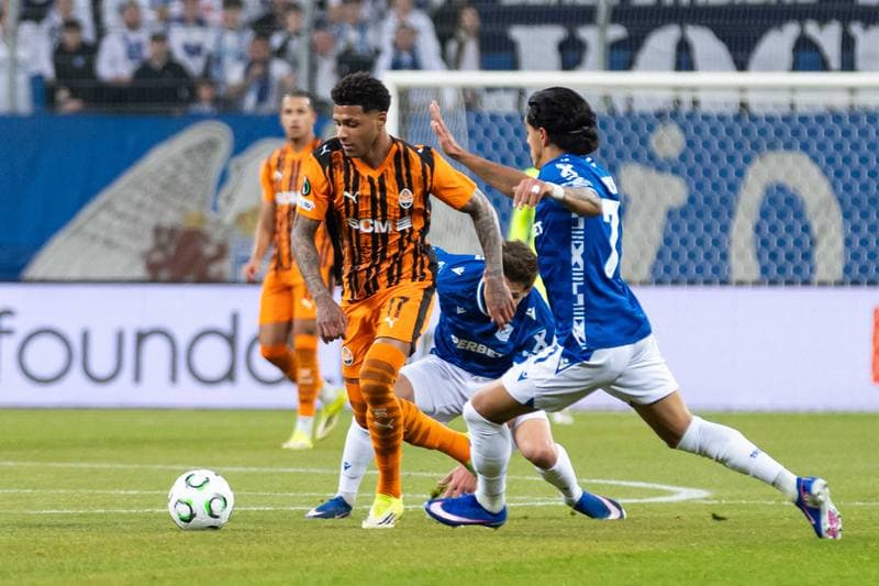 Football. UEFA Conference League. Lech Poznan - Shakhtar Donetsk. 12.03.2026