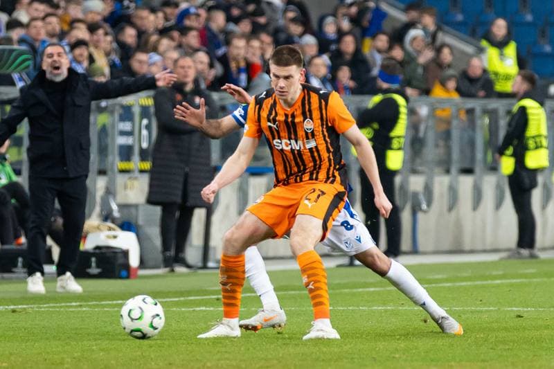 Football. UEFA Conference League. Lech Poznan - Shakhtar Donetsk. 12.03.2026