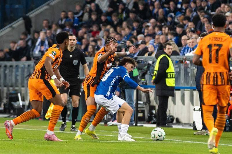 Football. UEFA Conference League. Lech Poznan - Shakhtar Donetsk. 12.03.2026