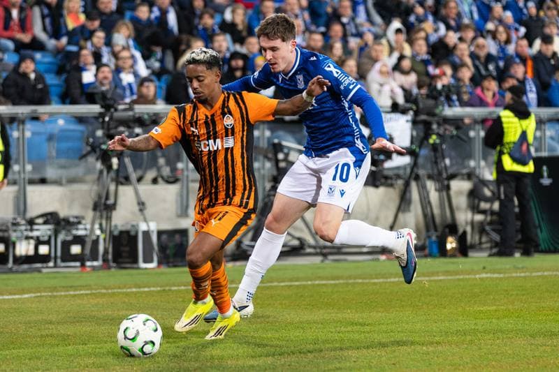 Football. UEFA Conference League. Lech Poznan - Shakhtar Donetsk. 12.03.2026
