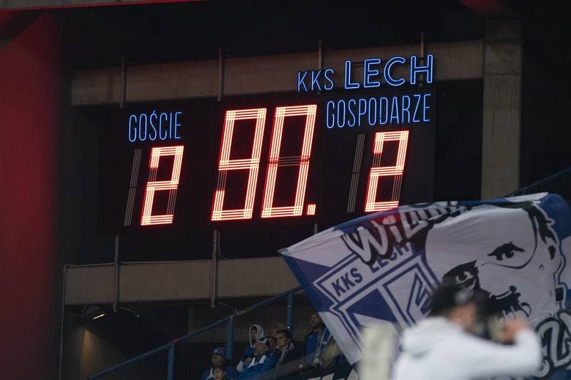 Football. PKO BP Ekstraklasa. Lech Poznan - Motor Lublin. 02.11.2025