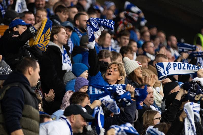 Football. PKO BP Ekstraklasa. Lech Poznan - Motor Lublin. 02.11.2025